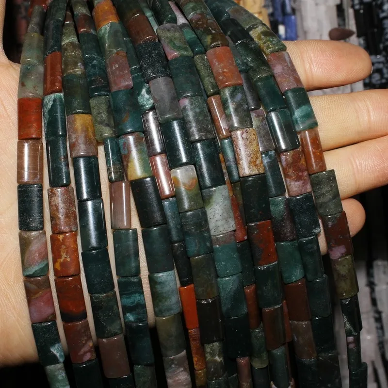 

8x13mm Natural Semi-precious Stones Loose Beads Flat Beads Shaped Beaded DIY Making Bracelet Necklace Jewelry Accessories
