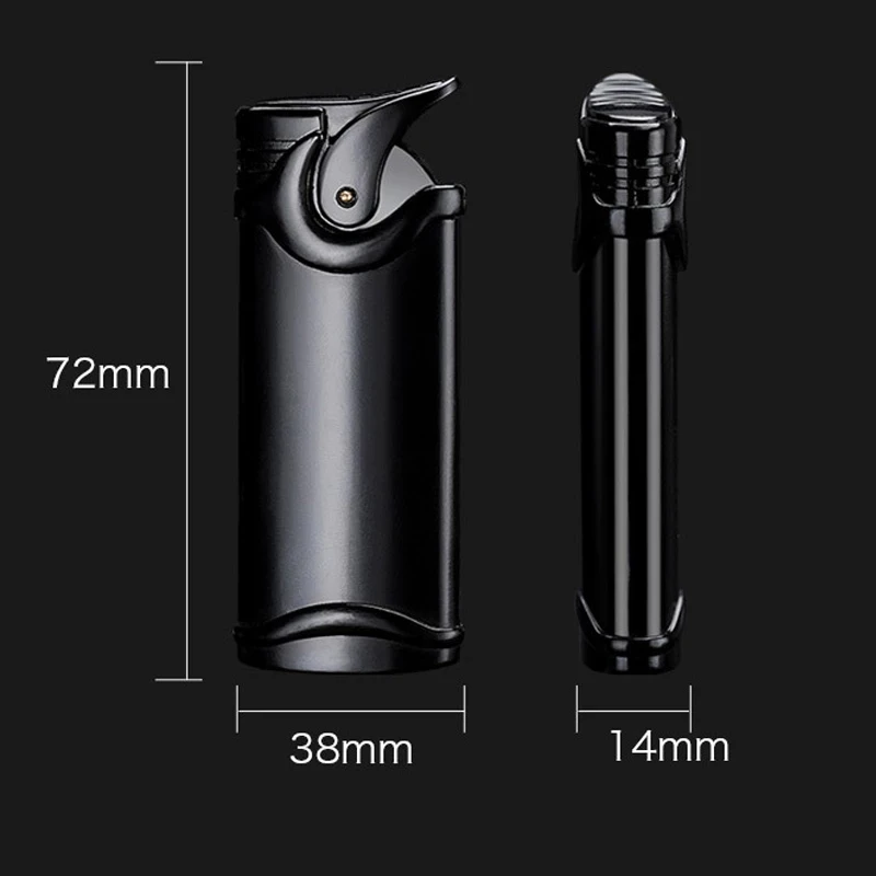 Креативная Бутановая газовая турбо-зажигалка для сигар струйный металлический