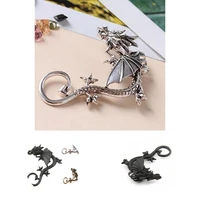 creative dragon earring vintage fashion jewelry punk ear wrap ear clip ear wrap 1pc