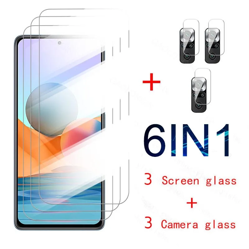 Чехол для Xiaomi Redmi Note 10 Pro 10s 9s 8 9 8T закаленное стекло Poco x3 F3 M3 Note10 10Pro Note9S объектива