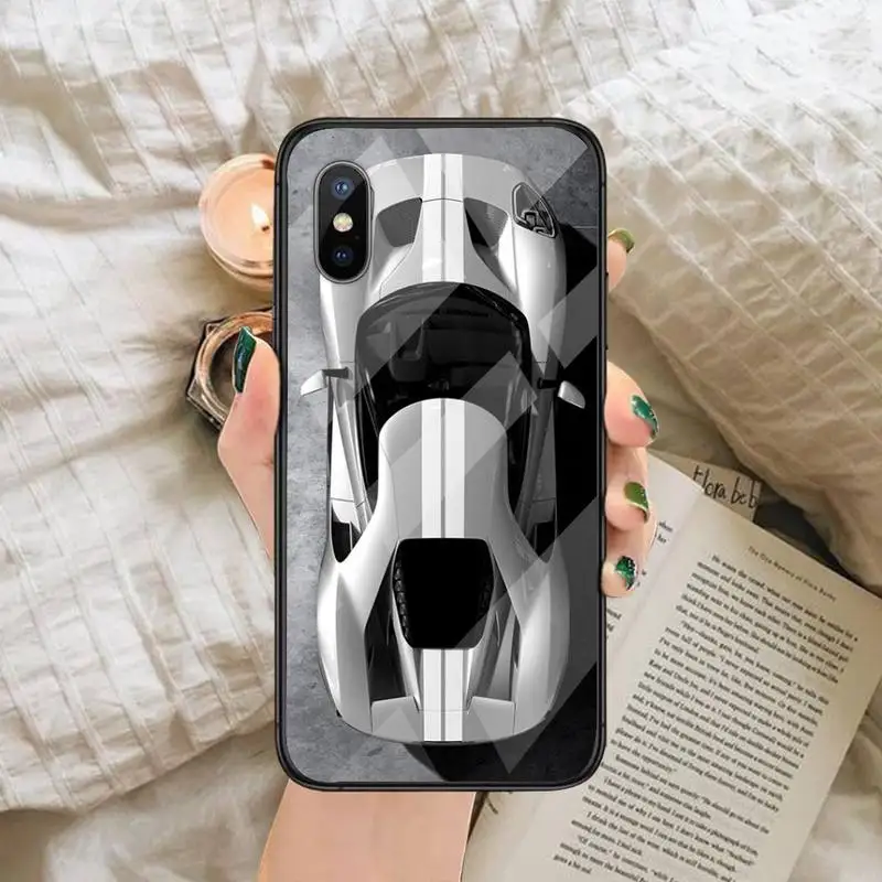 

car luxury boy Phone Case Tempered glass For iphone 6 6S 7 8 plus X XS XR 11 12 mini PRO MAX