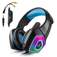 hunterspider v1 ps4 gaming headset deep bass stereo casque wired game earphones gaming headphones with microphone for pc laptop