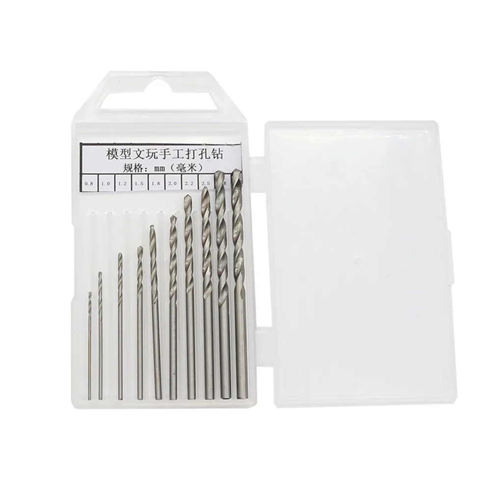 

​ Model Tools Hand Drill & 10PCS Twist Drill Bits 0.8-3.0mm