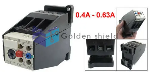 JRS2-63F3UA59 защита двигателя реле термической перегрузки 1 NO NC AC 0.4A -0.63A | Обустройство