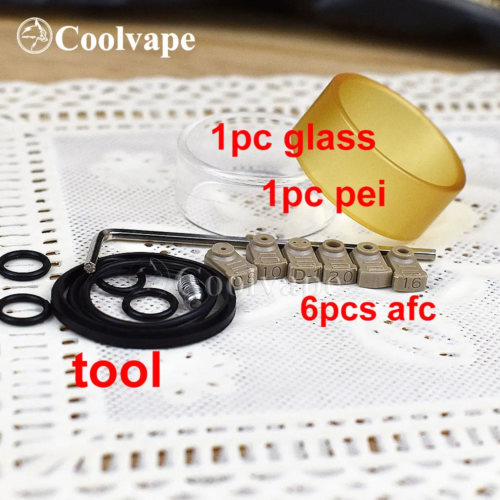 

Berserker V2 MTL RTA BSKR V2 RTA Воздушная трубка 2,0, 1,6, 1,4, 1,0, 0,8, стандартный набор инструментов для Berserker V2 MTL RTA Tank Atomizer