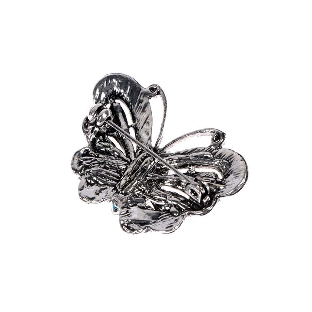 

Women's Vintage Rhinestone Crystal Butterfly Wedding Bridal Bouquet Brooch Pins Gifts For Mothers Day