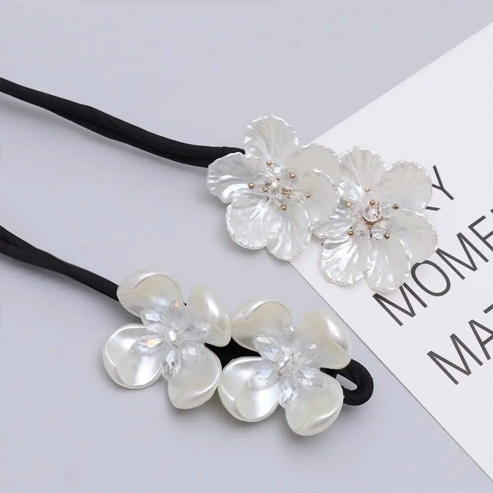 

Легкая в использовании заколка для пучка волос заколка для волос с ракушками и цветами повязка на голову инструмент для укладки волос аксес...