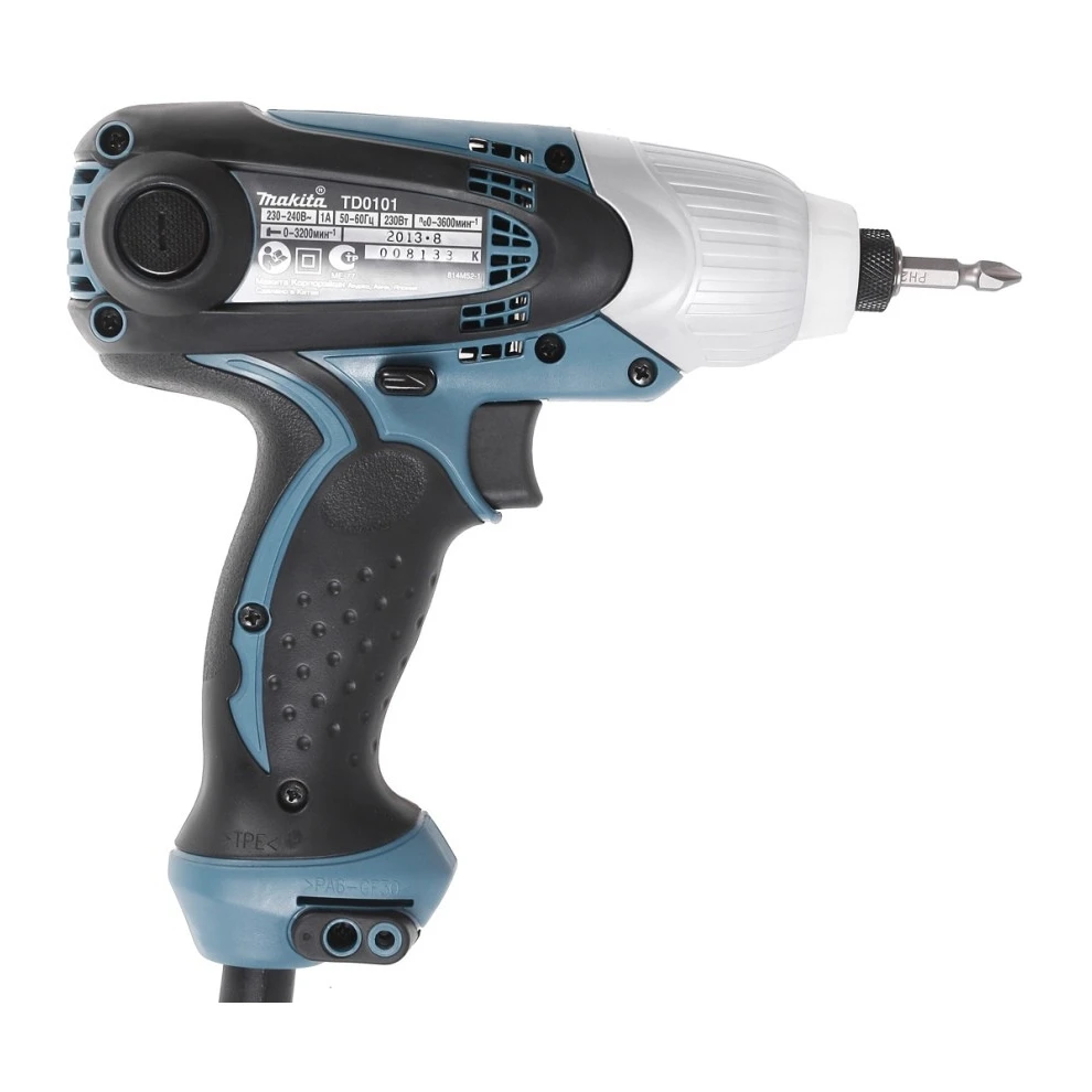 Дрель шуруповерт электрический Makita TD0101 (Мощность 230 Вт крутящий момент 100 Нм