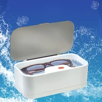 usb ultrasonic cleaner portable glasses jewelry watch cleaning machine deep decontamination separable water tank battery charge