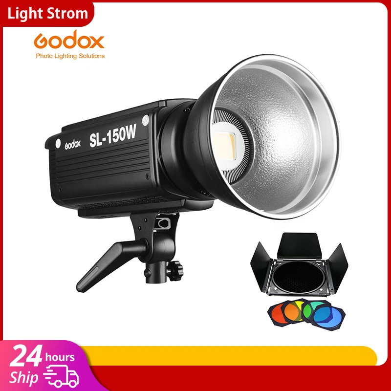 Осветитель Godox SL-150W SL150W 150WS 5600 К с ЖК-панелью светодиодный видеосвет студийный