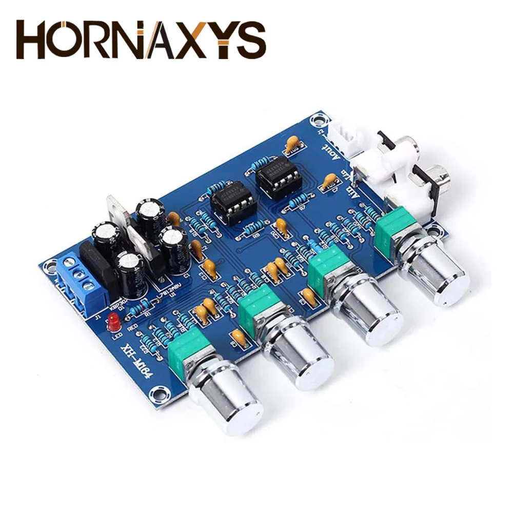 XH-M164 NE5532 Stereo Pre-усилитель предусилитель Tone Board Audio 4 усилитель каналов Module 4CH Control