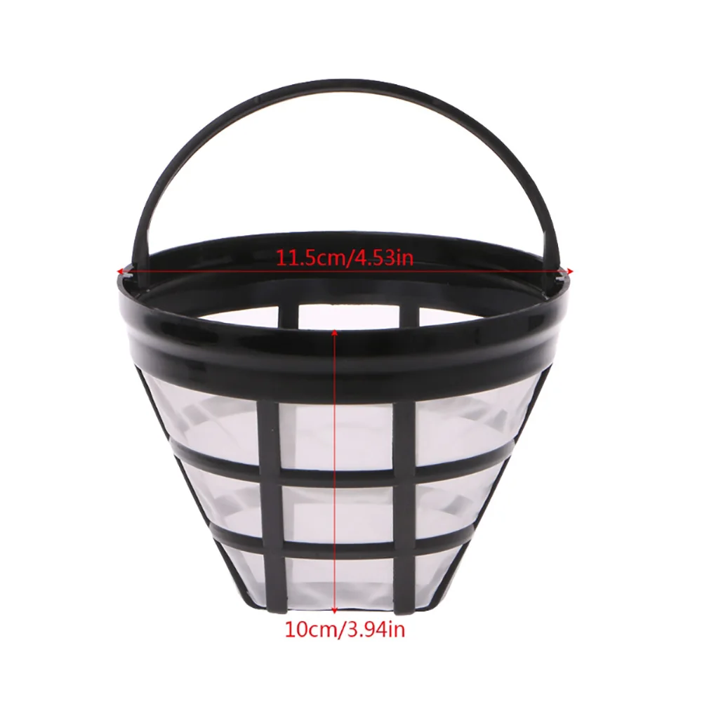 

1pcs Coffee Maker Accessories Stainless Steel Reusable Refillable Basket Cup Kitchen Gadgets Coffee Filter Handmade Kitchenware