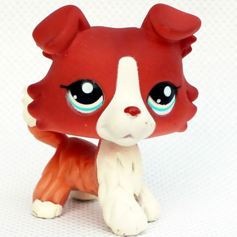 Лпс стоячки кошки собаки игрушки Lps кошка старый pet shop игрушка маленькая короткая шерсть котенок Гималайский котенок husky собака Спаниель колли great dane редкая коллекция фигурок - Цвет: 1542