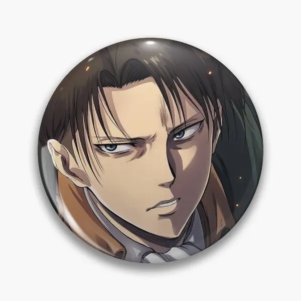 

Levi Ackerman kam Soft Enamel Pin Decor Jewelry Lapel Pin Badge Hat Creative Metal Fashion Funny Clothes Women Cartoon Gift
