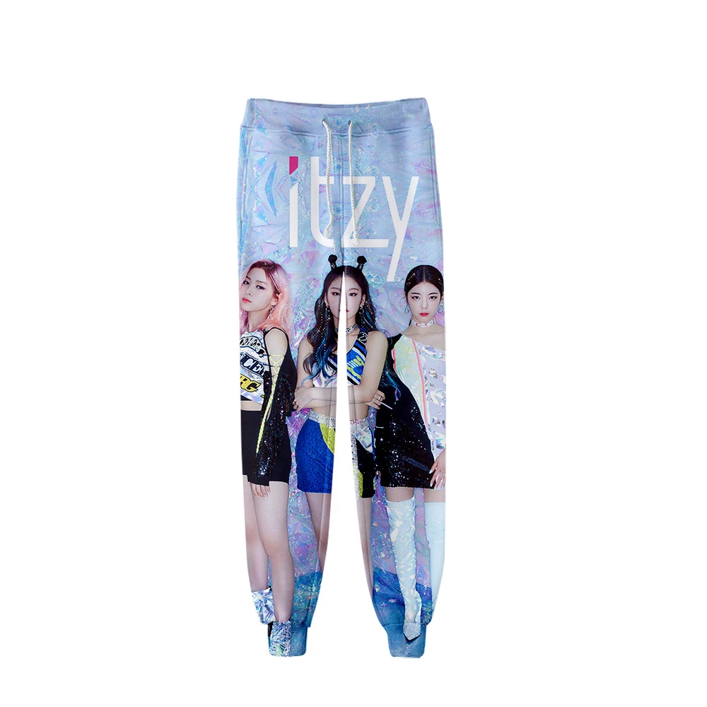 

Classic Kawaii Combination ITZY Ladies 3D printed Sweat Pants Men/Women Elastic Waist Joggers Pants Trousers Youthful Sweatpants