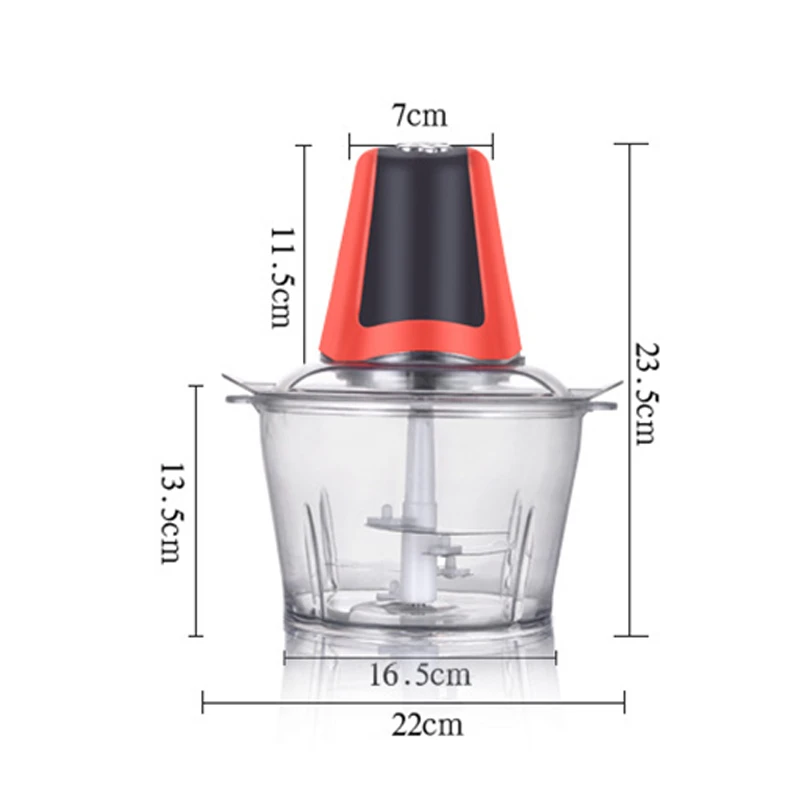 

3L Automatic Powerful Electric Meat Grinder Multifunctional Food Processor Electric Mixter Chopper Meat Slicer Cutter Blender EU