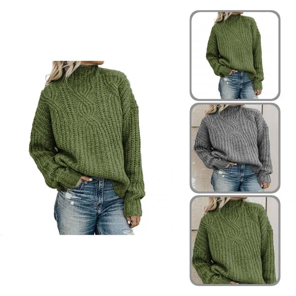 

Chic Female Sweater Twist 5 Sizes Stylish Keep Warm Sweater Comfy Sweater Women Sweater