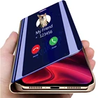 Умный зеркальный чехол для телефона Samsung Galaxy J3 J5 J7 2017 J3 j4 Plus 2016, чехол для Samsung J5 j530 J7 j730 2017, кожаный чехол
