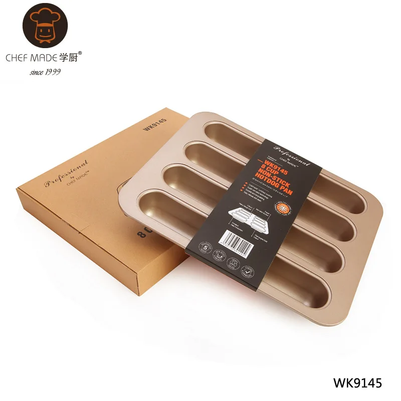 

New Arrival Glod Carbon Steel Easy To Clean Bread Pans Bread Moulds Kitchen Tools Non Stick Bake Pan Cooking Tools