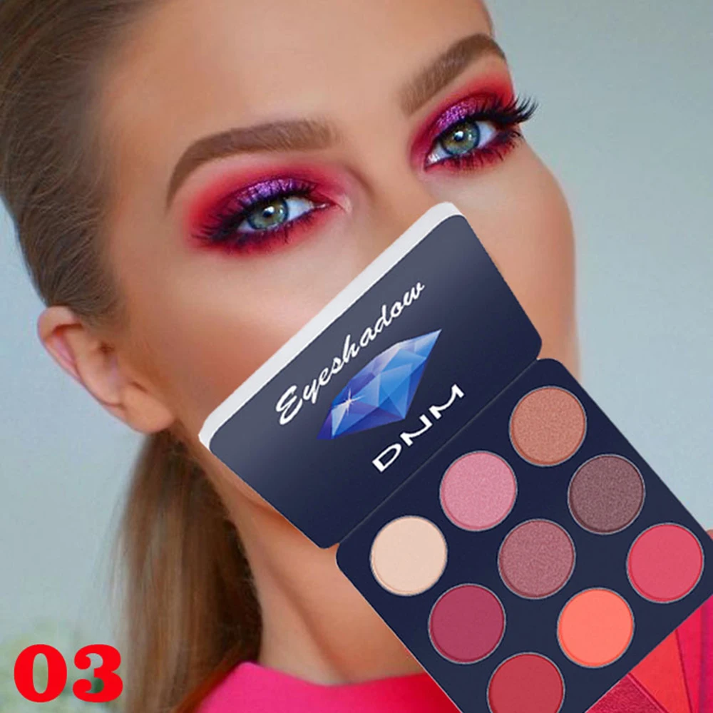 Палитра теней для век палитра макияжа с блестками пигментированная косметика