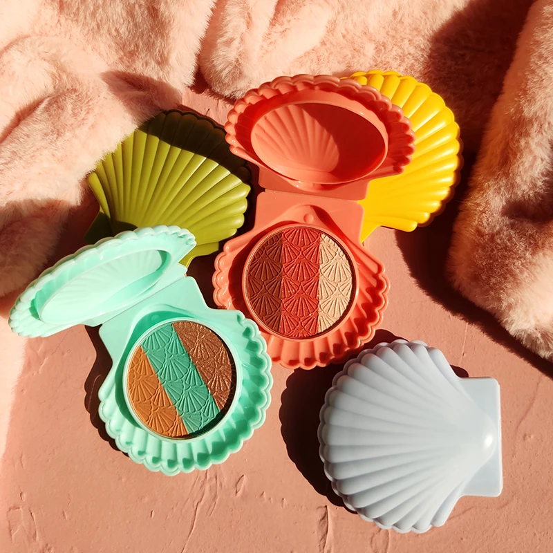 2 шт./компл. Сиси мерцающие тени для век Палитра градиент пигментарный порошок