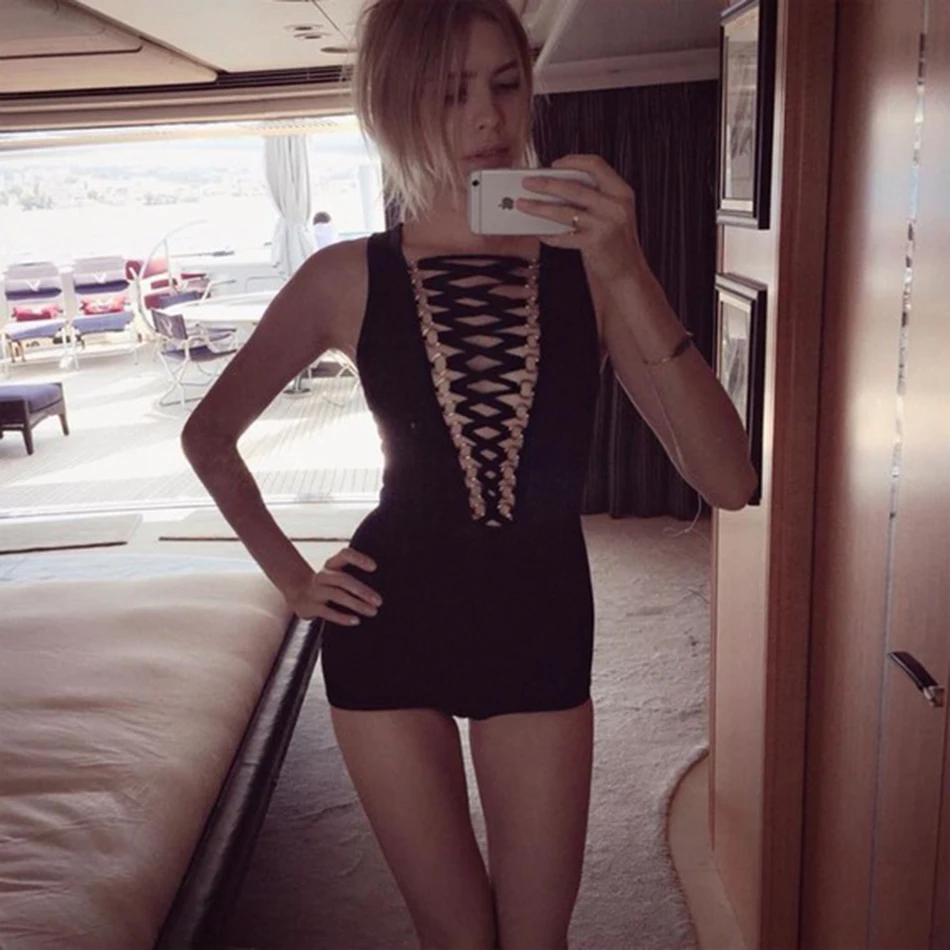 Новинка 2020 лидер продаж сексуальный женский купальник на шнуровке черный