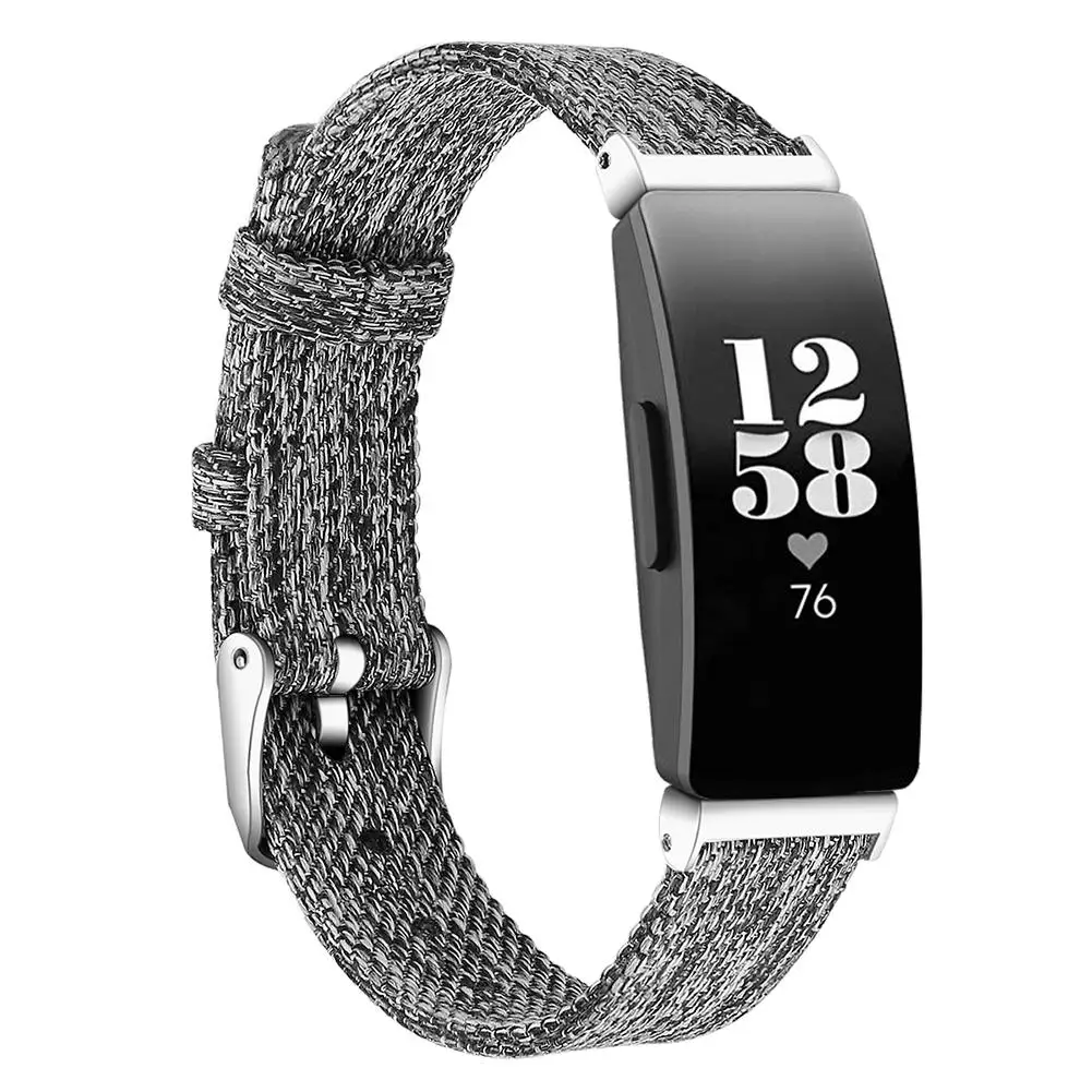 Сменный Браслет для Fitbit Inspire HR фитнес-трекер классический мужской ремень с металлическим разъемом
