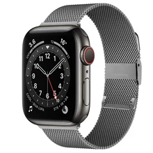 Strap For Apple watch band 44mm 40mm iWatch Band 38mm 42mm Stainless steel Bracelet Magnetic Loop Apple watch seires 6 5 4 3 SE