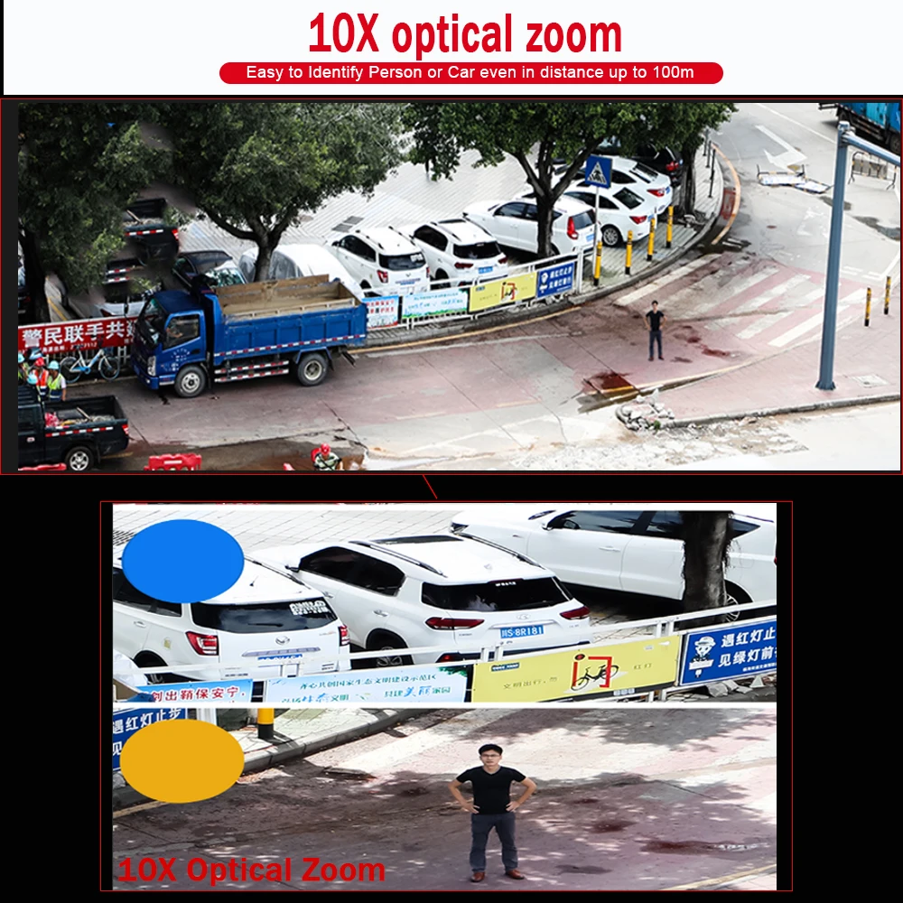 CCTV безопасности HD 1080P пуля PTZ IP камера 5MP панорамирование наклон зум 10X наблюдения
