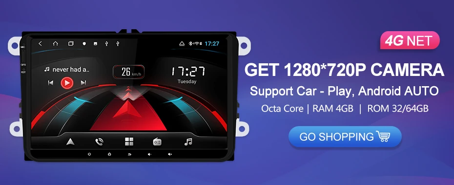 Isudar 1 Din Android 9 авто радио для VW/Volkswagen/POLO/PASSAT/Golf/Skoda/Octavia/сиденье автомобиля Мультимедиа gps Восьмиядерный ПЗУ 32 Гб FM