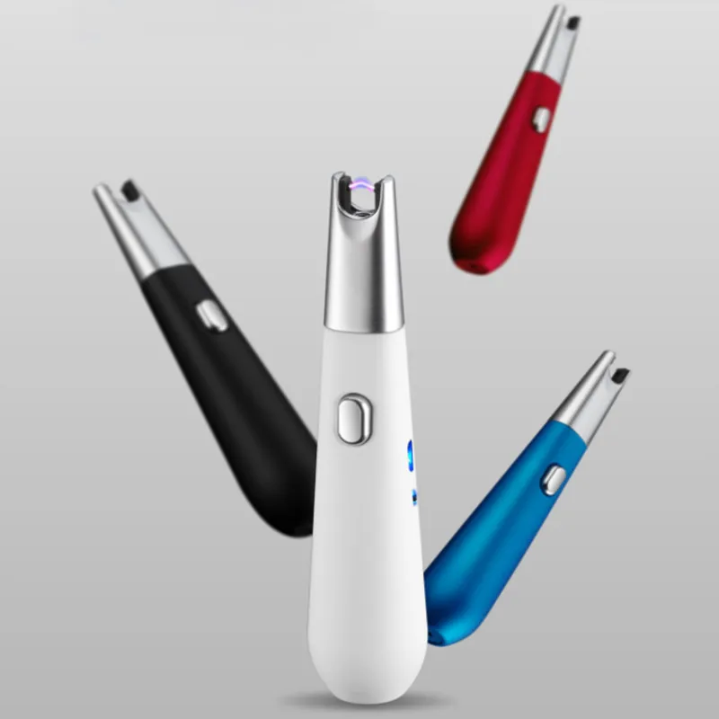 Ветрозащитная Зажигалка для барбекю USB дуговая кухни зажигалка с подзарядкой от