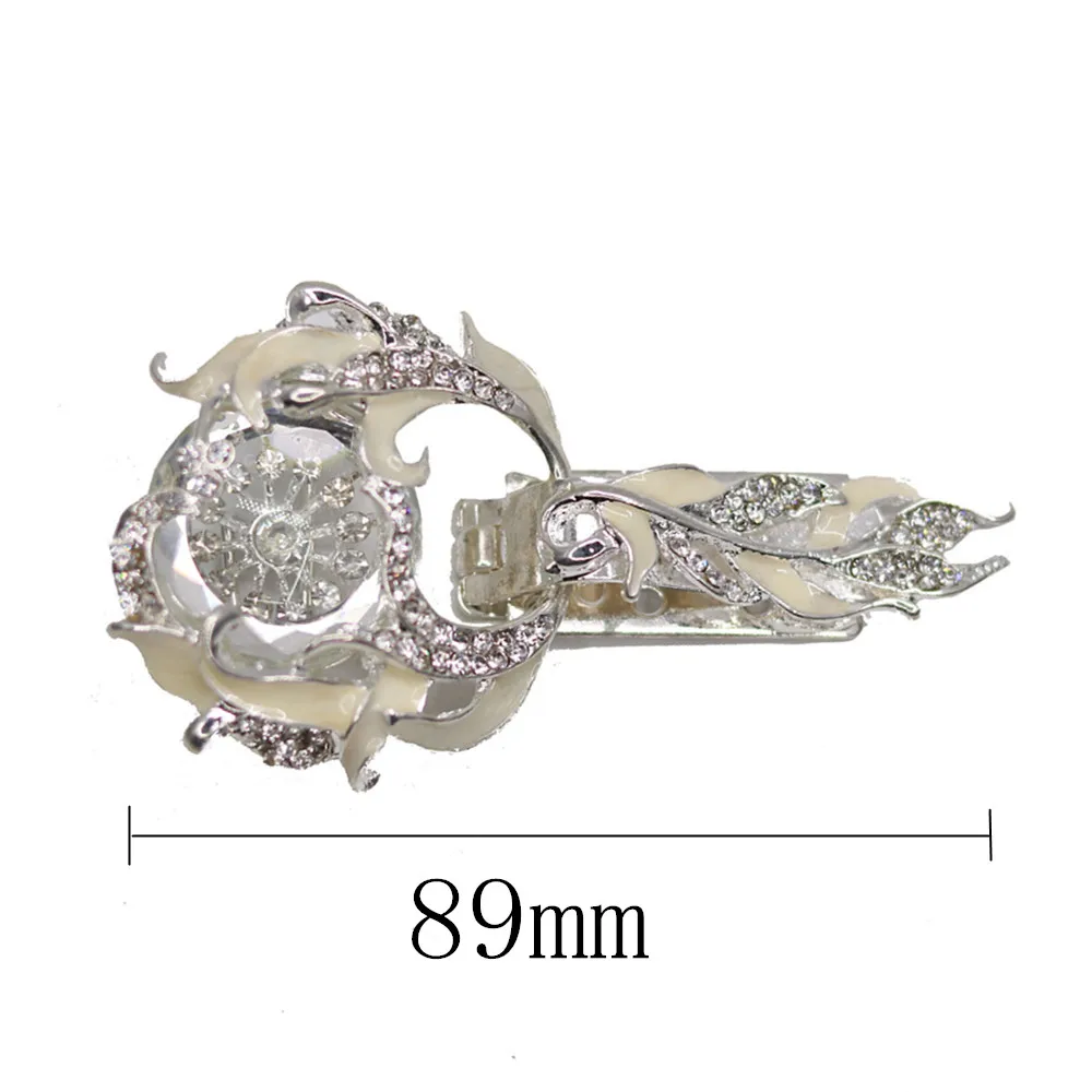 Хорошее качество 89 мм металлические стразы пуговицы для украшения свитера