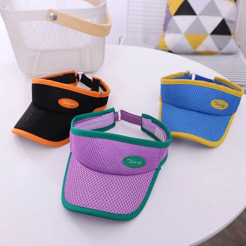 Новые детские Для детей на лето солнце шляпы Пустой Топ бейсболки для мальчиков с