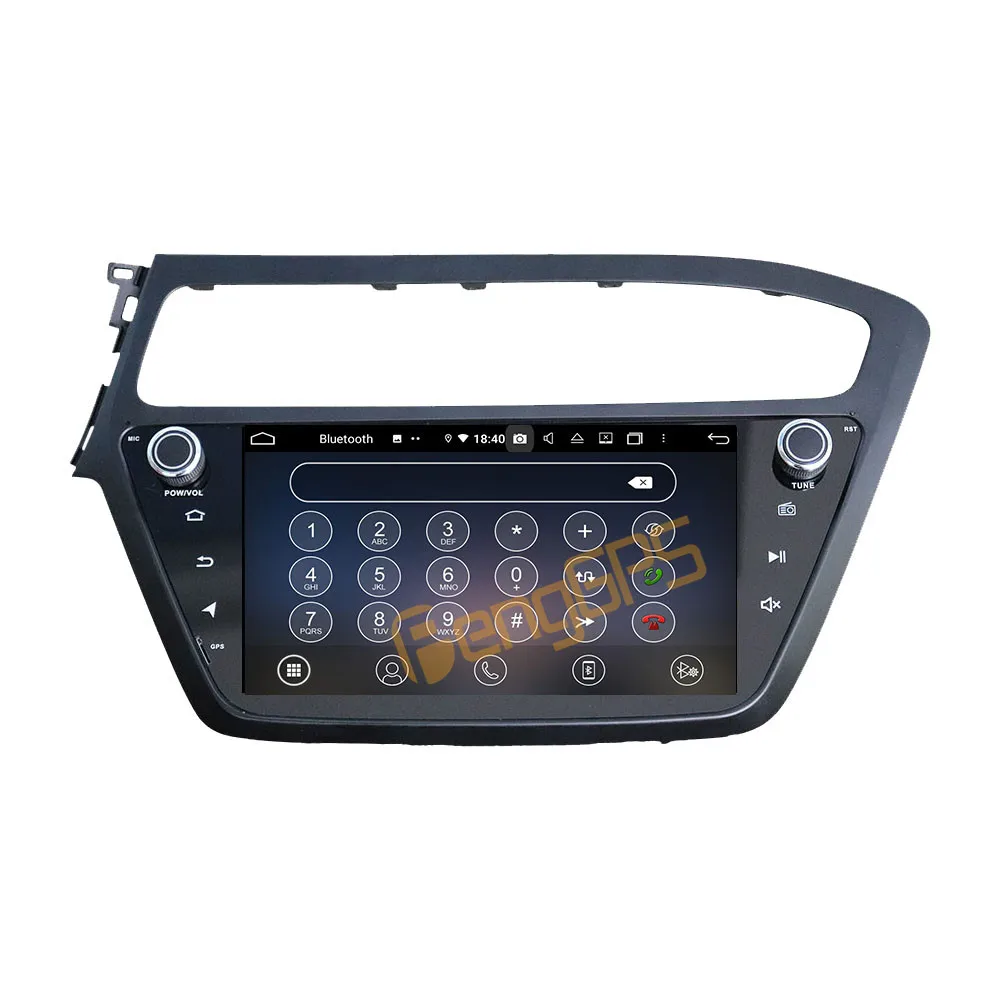 Андроид 10.0 Радио для Hyundai I20 2018 Сенсорный мультимедийный GPS-навигационный блок головного устройства DVD-плеер стерео Carplay DSP PX6 6 Core on.