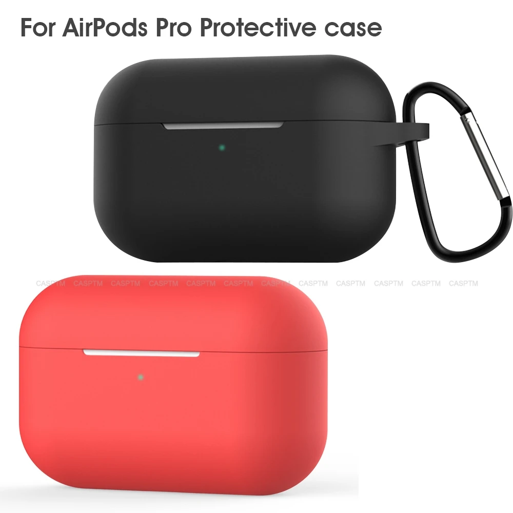 Фото Противоударный чехол для наушников AirPods Pro ТПУ силиконовый Bluetooth беспроводной