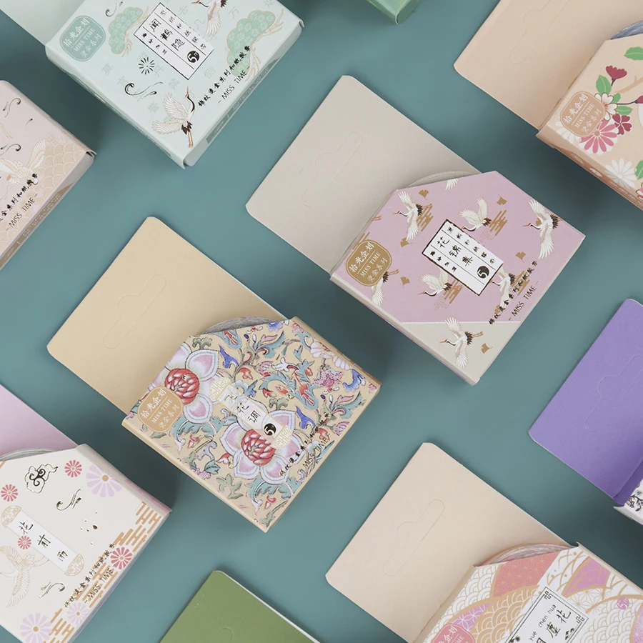 10 шт./лот своеобразный бумажный декоративный скотч из парчовой серии