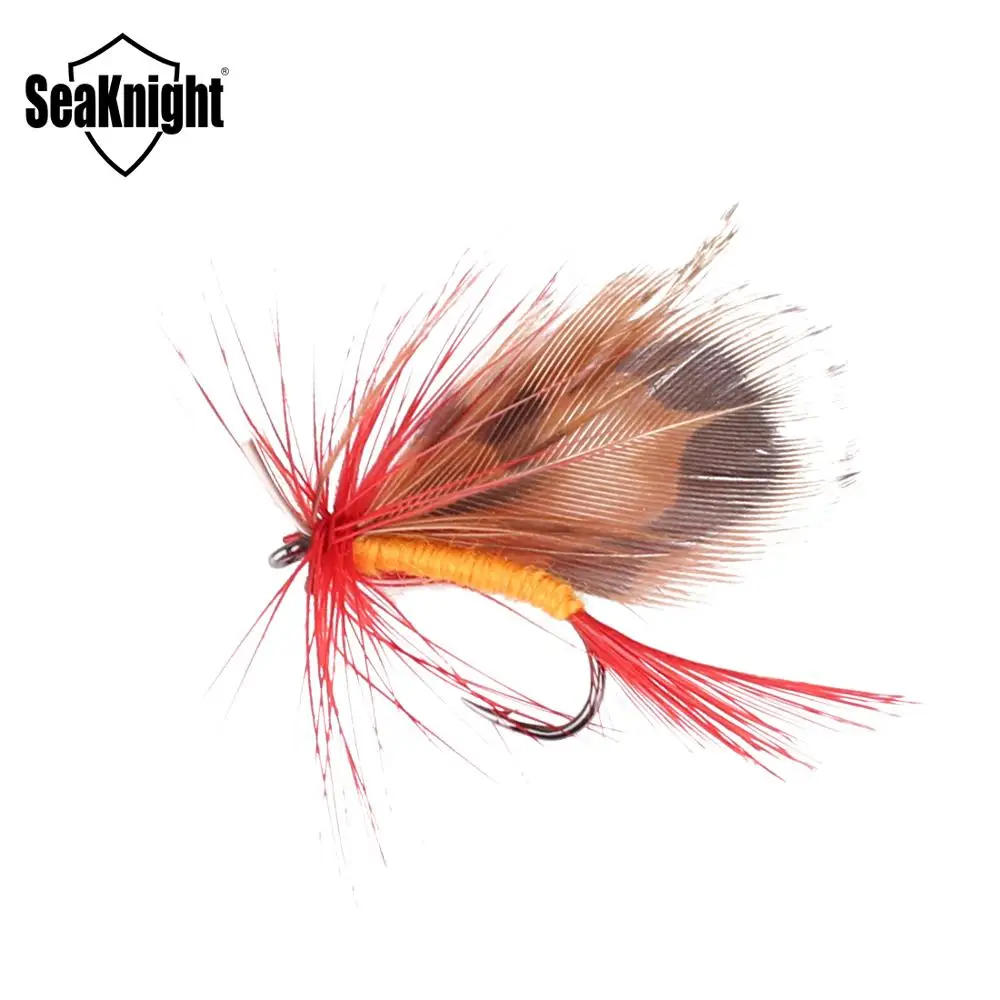 SeaKnight 24 шт. рыболовная приманка в форме бабочки с крылышками крючки для сухого