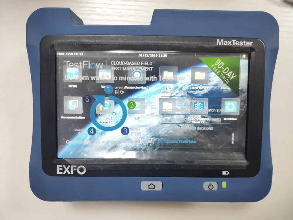 Поставка MaxTester OTDR MAX715B IOLM 1310nm/1550nm 30/28dB оптический рефлектометр временной от