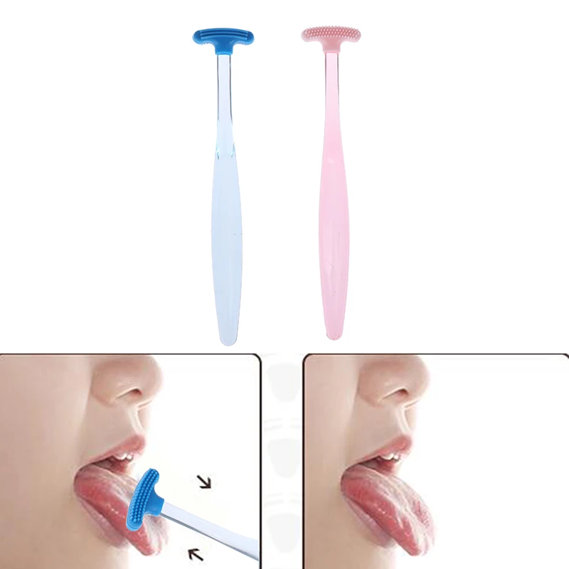 

1pcs Silicone Tongue Scraper Cleaning The Surface Of Tongue Oral Cleaning Brushes Fresh Breath Health Care Tool