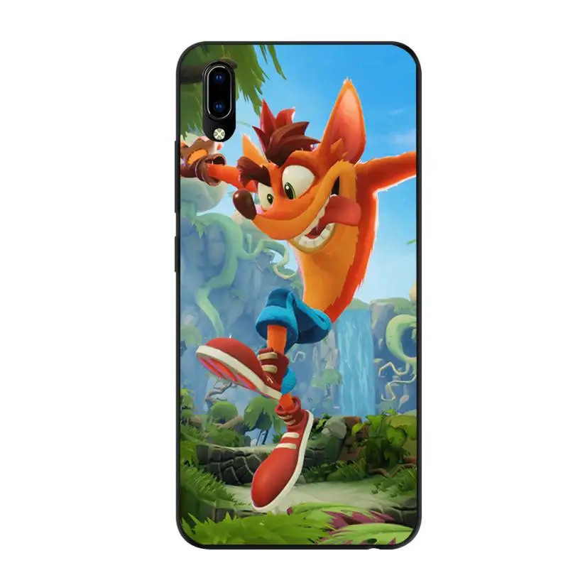 

Hot Game Crash Bandicoot Phone Case For Samsung A20s A30S A31 A40 A50S A51 A70 A71 A80 Black Soft nax fundas cover