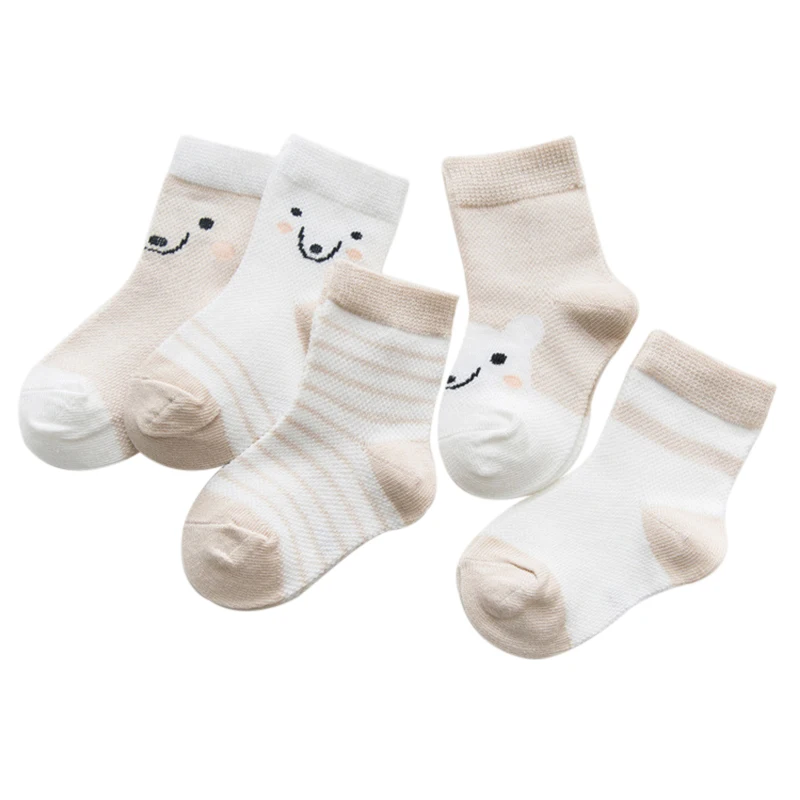 Удобные носки для детей Одежда Лидер продаж 5 пар/Лот Носки новорожденных