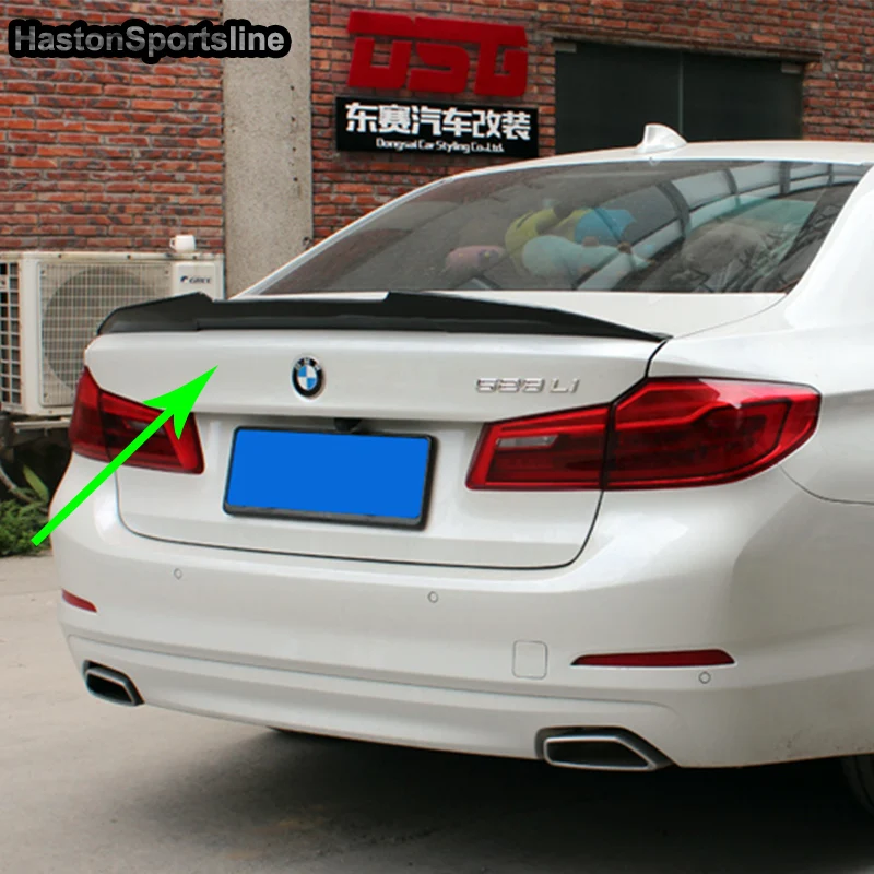 

G30 530i 540i Modified PSM Style Carbon Fiber Rear Luggage Compartment Spoiler Car Wing For BMW G30 2017UP