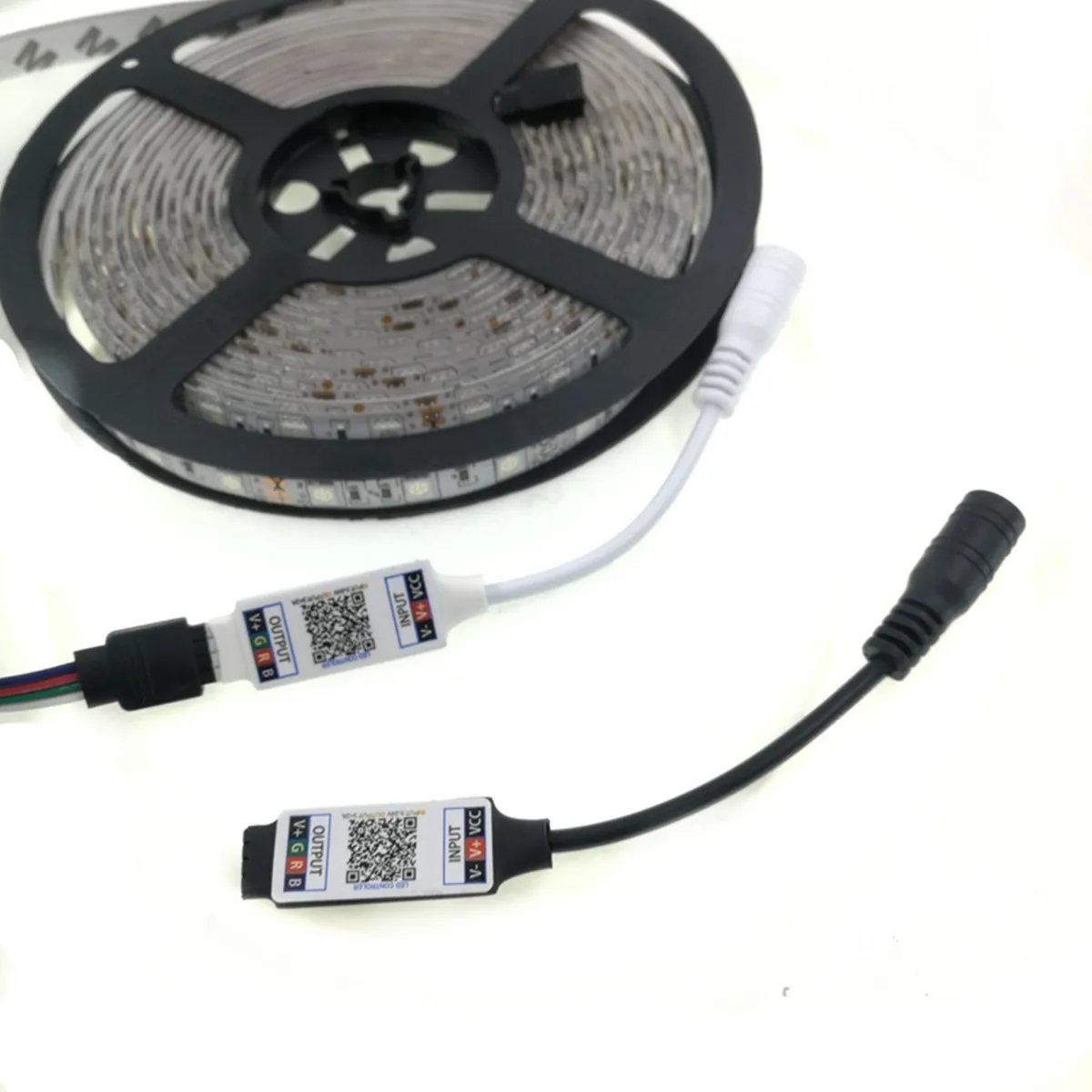 Миниатюрный Bluetooth контроллер RGB музыкальный светильник световых лент для