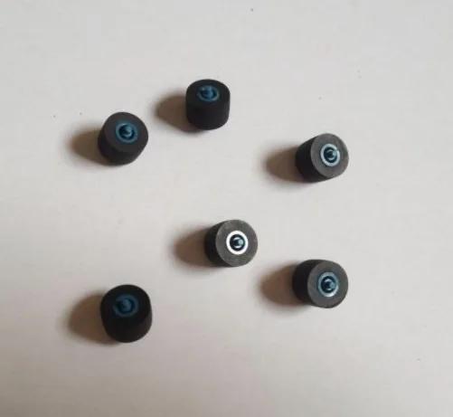 

20pcs 10×6.4×1.5mm Blue Recorder Amplifiers Movement Pinch Roller