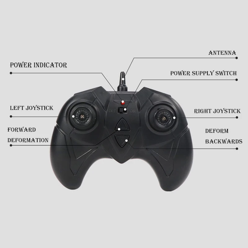 Машинка трюковая 2 4 ГГц вращение на 360 ° двусторонняя для мальчиков |