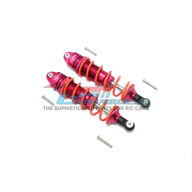 ГПМ ARRMA 1/8 Неро Фазон 6S Монстр Трак Алюминиевые универсальные амортизаторы переднего и заднего подвесок. Расстояние между центрами составляет 110 мм.