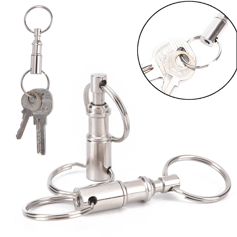 2 шт./компл. Сталь съемный Quick Release брелок Разделение защелкой держатель Открытый