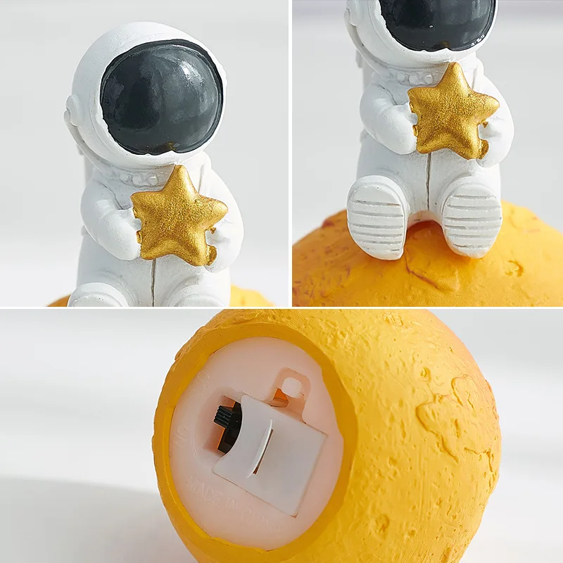 Дропшиппинг астронавт 3D Звезда Луна лампа красочное изменение сенсорный
