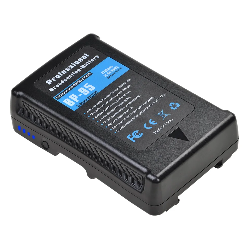 Аккумулятор Batmax BP-95/BP-150 V-образный с V-образным креплением для светильник Sony