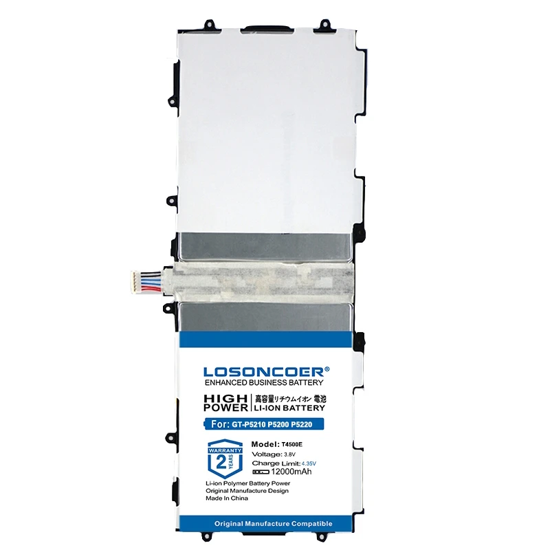 Аккумулятор LOSONCOER 12000 мАч T4500K T4500C T4500E для Samsung Galaxy Tab 3 10 1 Φ P5200 P5220 P5213 бесплатные